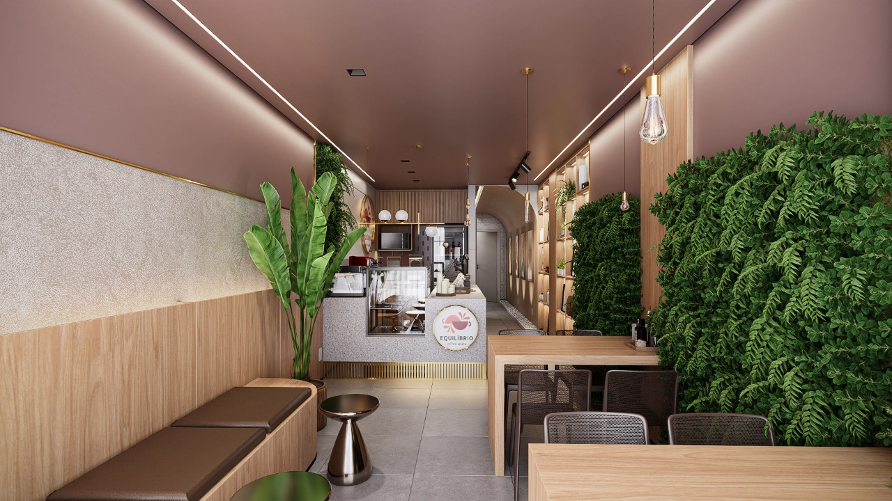 Design de Interiores - Equilíbrio Café